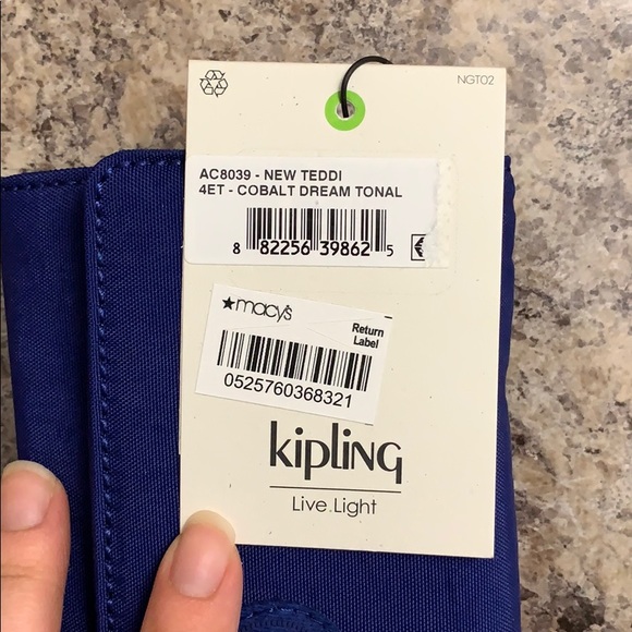 Kipling Blue / Purple Wallet - Picture 8 of 17